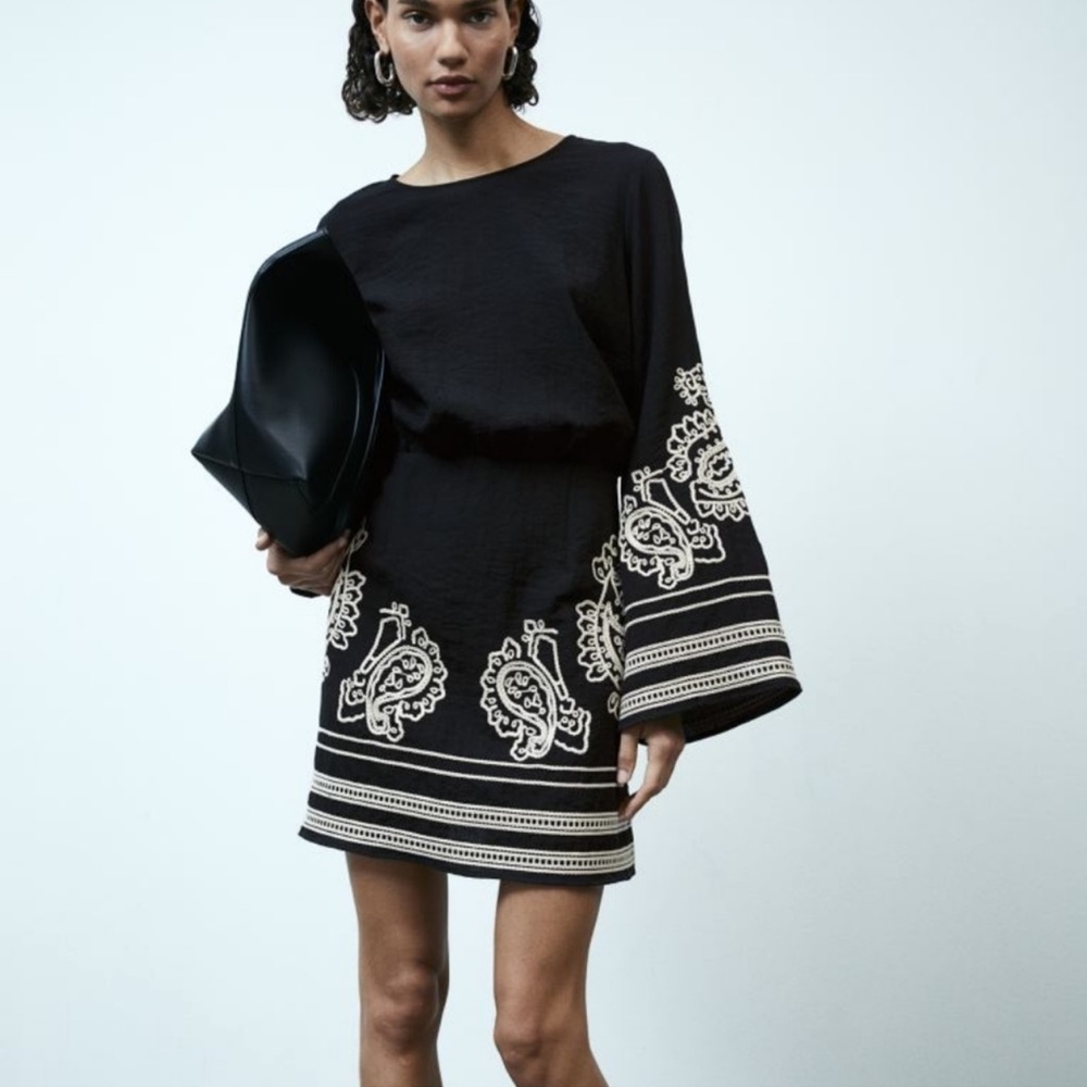 HM embroidery dress